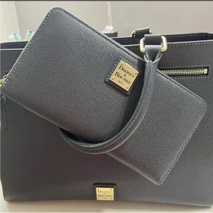 Dooney and Bourke satchel and wallet